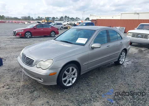 2003 Mercedes-Benz C 230 Kompressor Sport from USA, damaged, VIN WDBRF40J73F418559